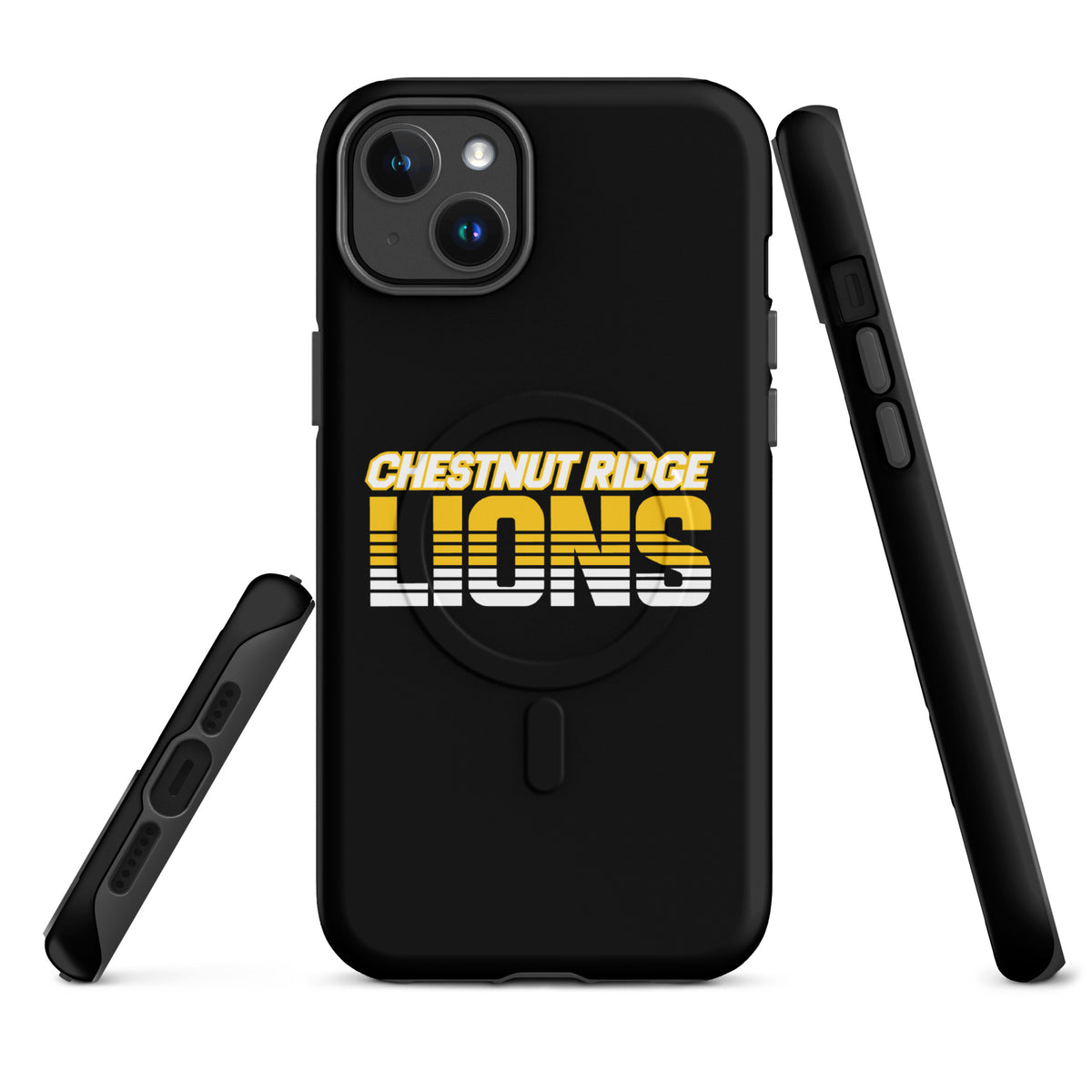 Magsafe Tough Case for iPhone | Chestnut Ridge Lions Football | Script Logo