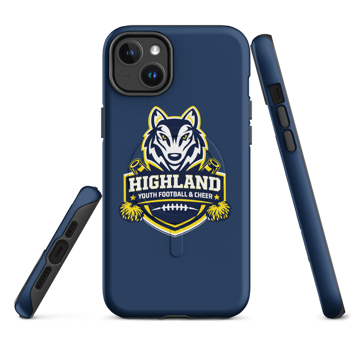 Magsafe Tough Case for iPhone | Highland youth football and cheer | Emblem Logo