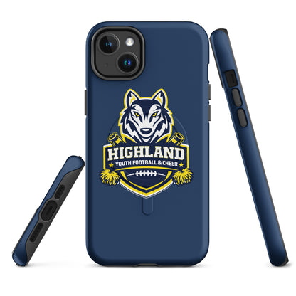 Magsafe Tough Case for iPhone | Highland youth football and cheer | Emblem Logo