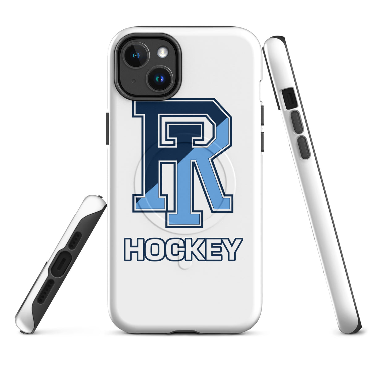 Magsafe Tough Case for iPhone | URI Men’s Hockey | Crest Logo