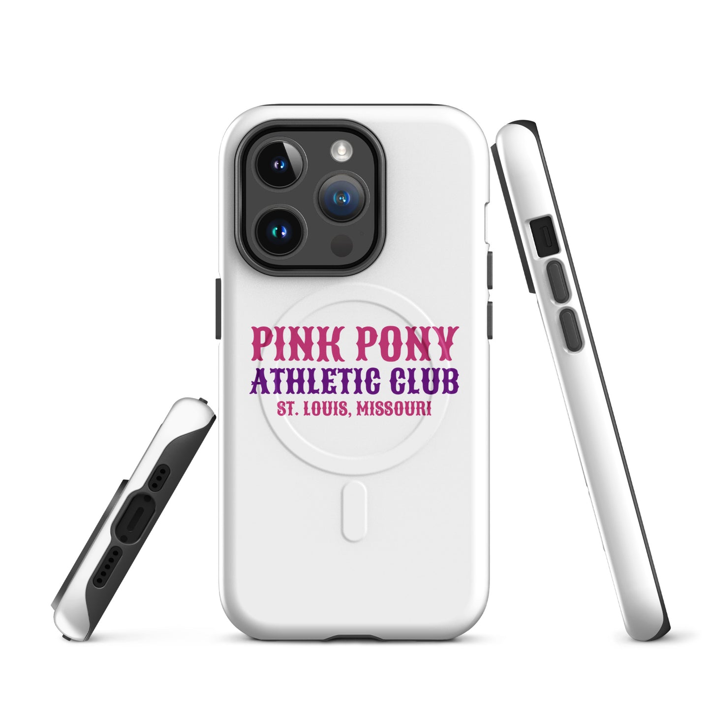 Magsafe Tough Case for iPhone | Pink Pony Athletic Club | Athletic Wordmark Logo