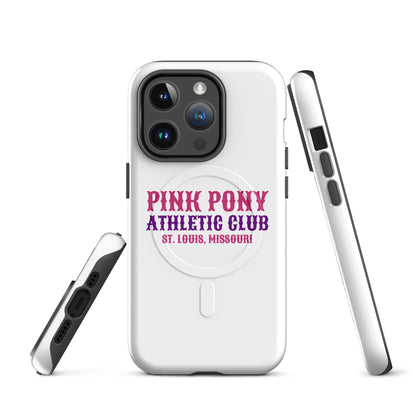 Magsafe Tough Case for iPhone | Pink Pony Athletic Club | Athletic Wordmark Logo