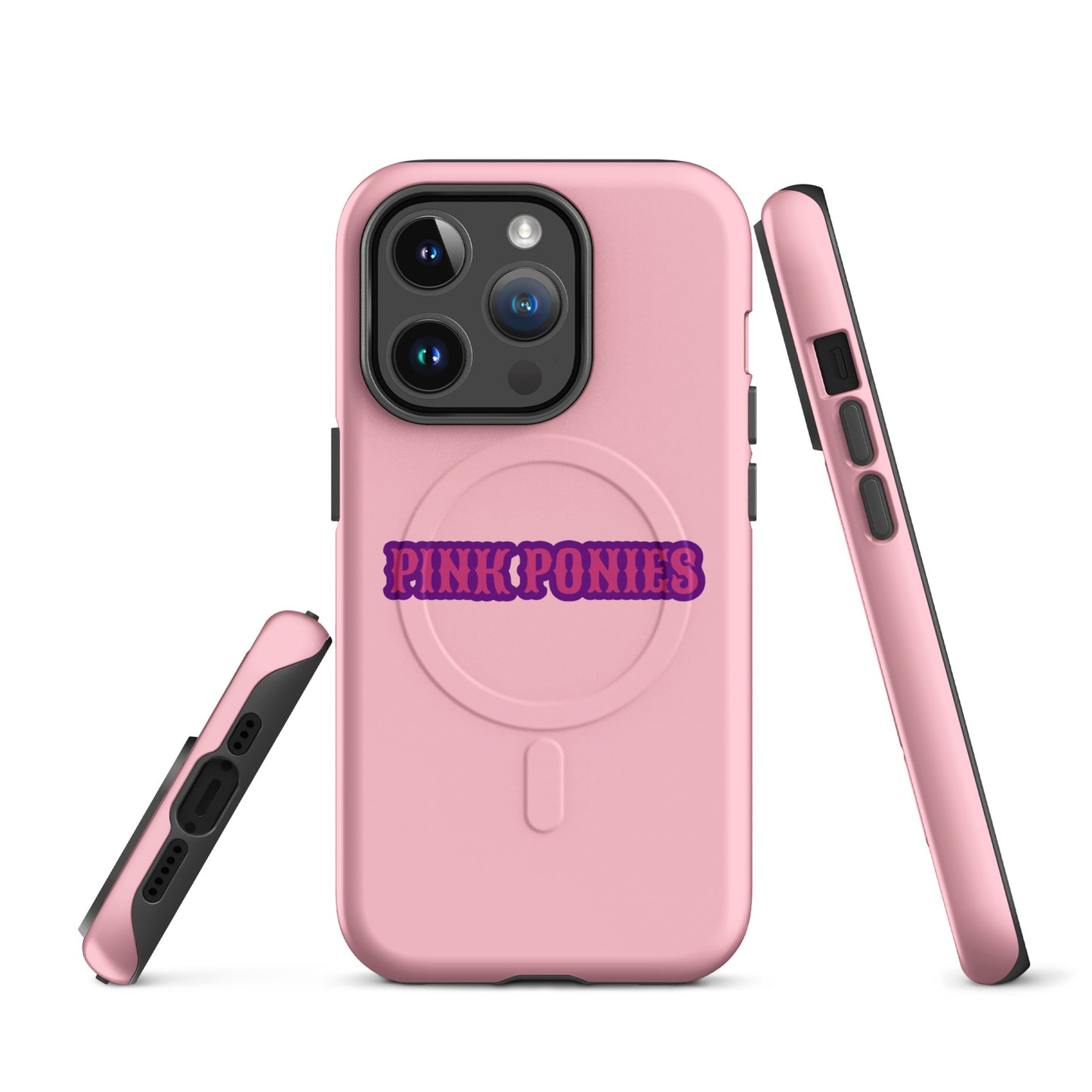 Magsafe Tough Case for iPhone | Pink Pony Athletic Club | Script Logo