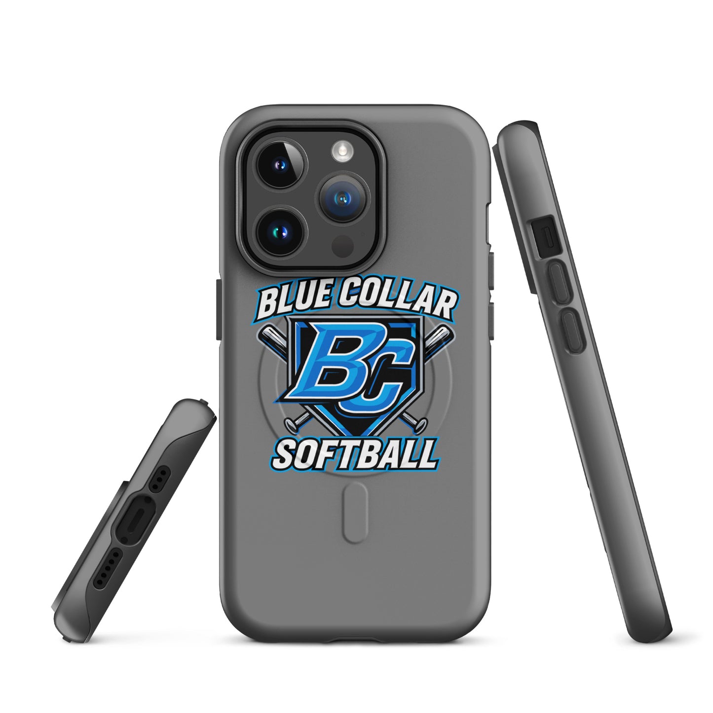 Magsafe Tough Case for iPhone | Blue Collar Softball 2034 | Shield Logo
