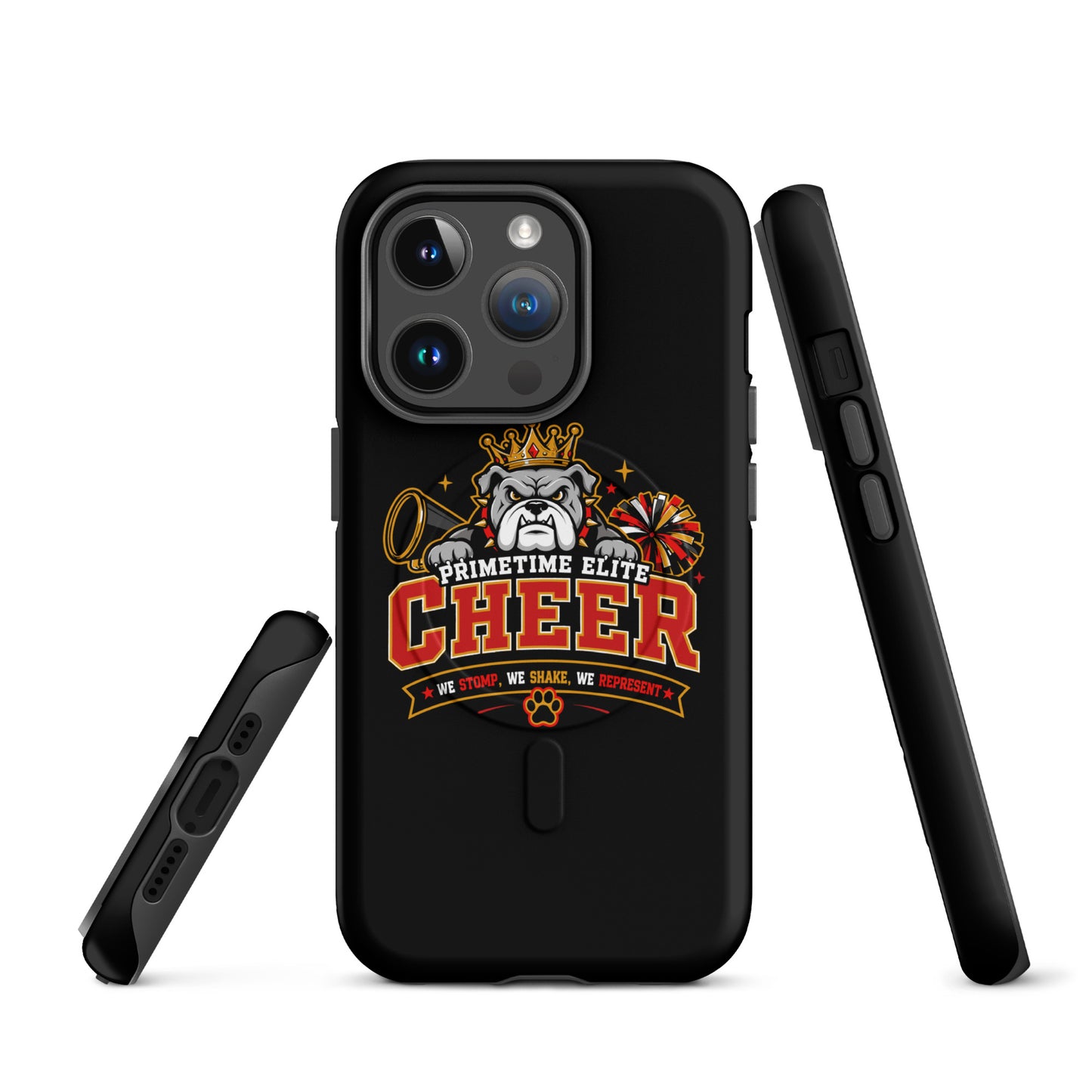 Magsafe Tough Case for iPhone | PTE Bulldog Cheer | Crest Logo