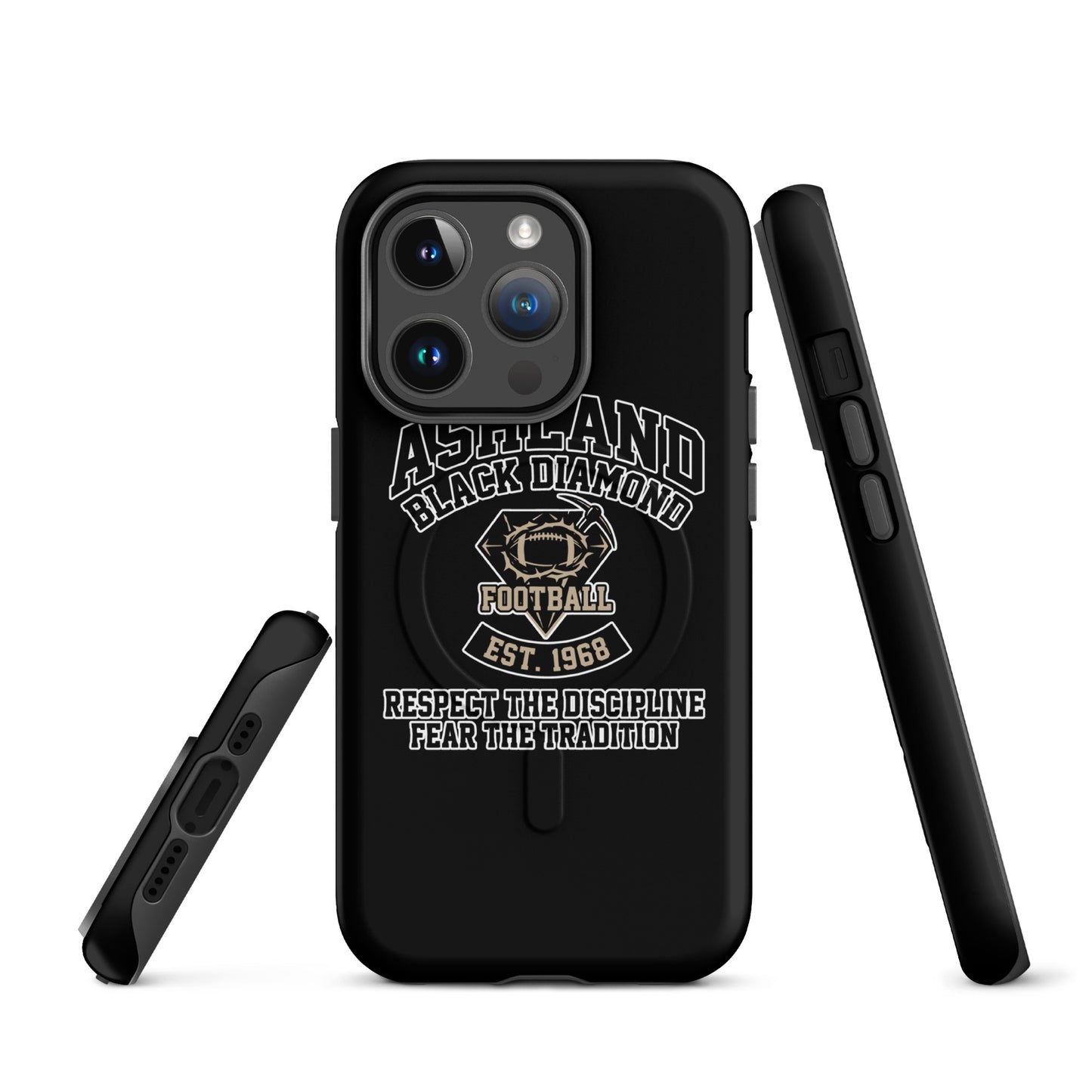 Magsafe Tough Case for iPhone | Ashland Black Diamonds | Emblem Logo