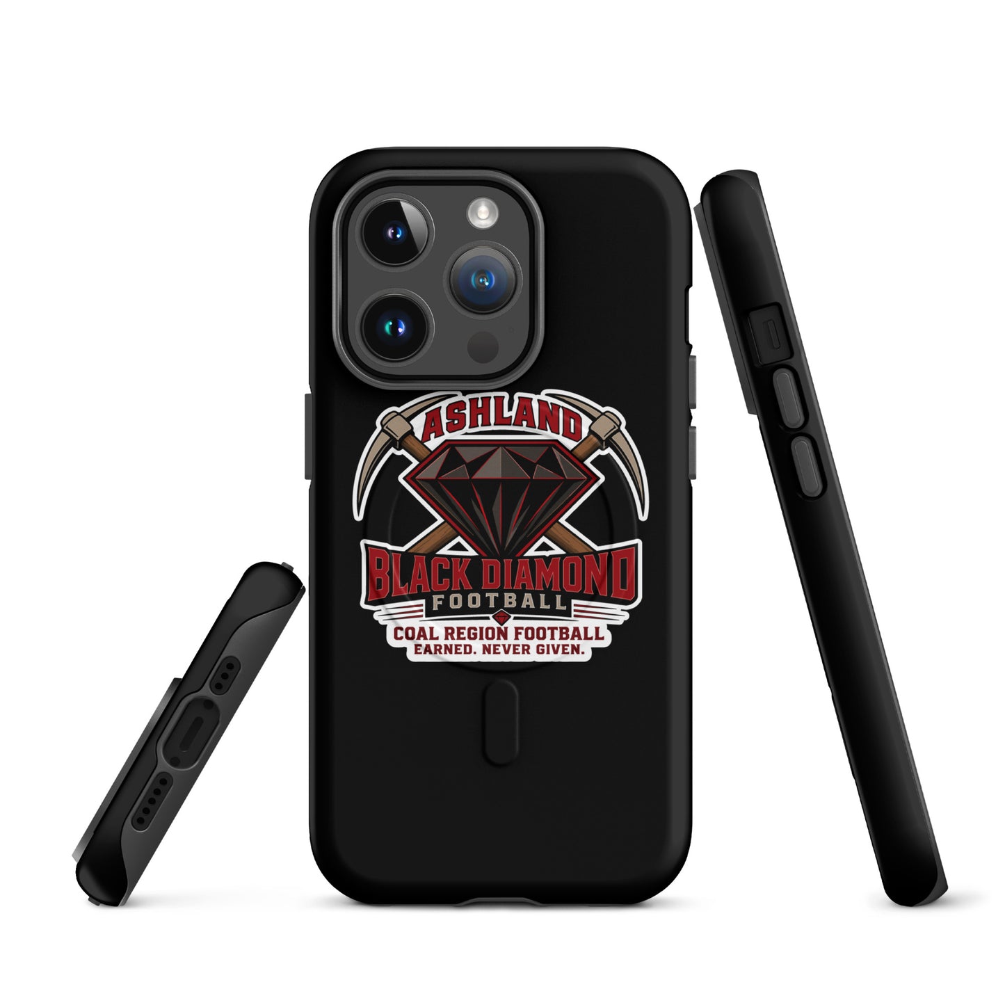 Magsafe Tough Case for iPhone | Ashland Black Diamonds | Vanguard Logo