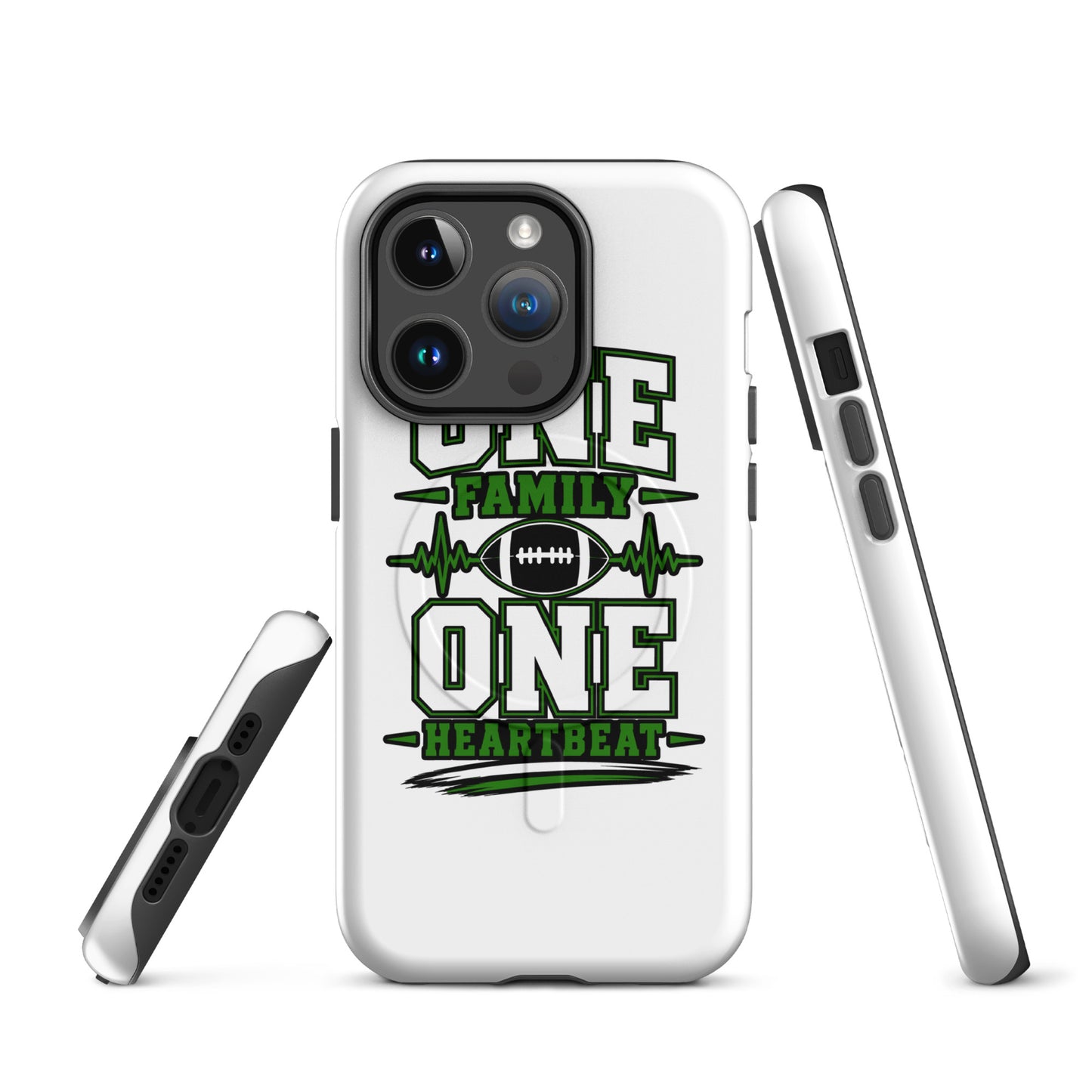 Magsafe Tough Case for iPhone | Celina Black Football | Modern Script Logo