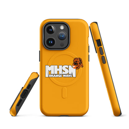 Magsafe Tough Case for iPhone | Orange Wave Marching Band | Crest Logo