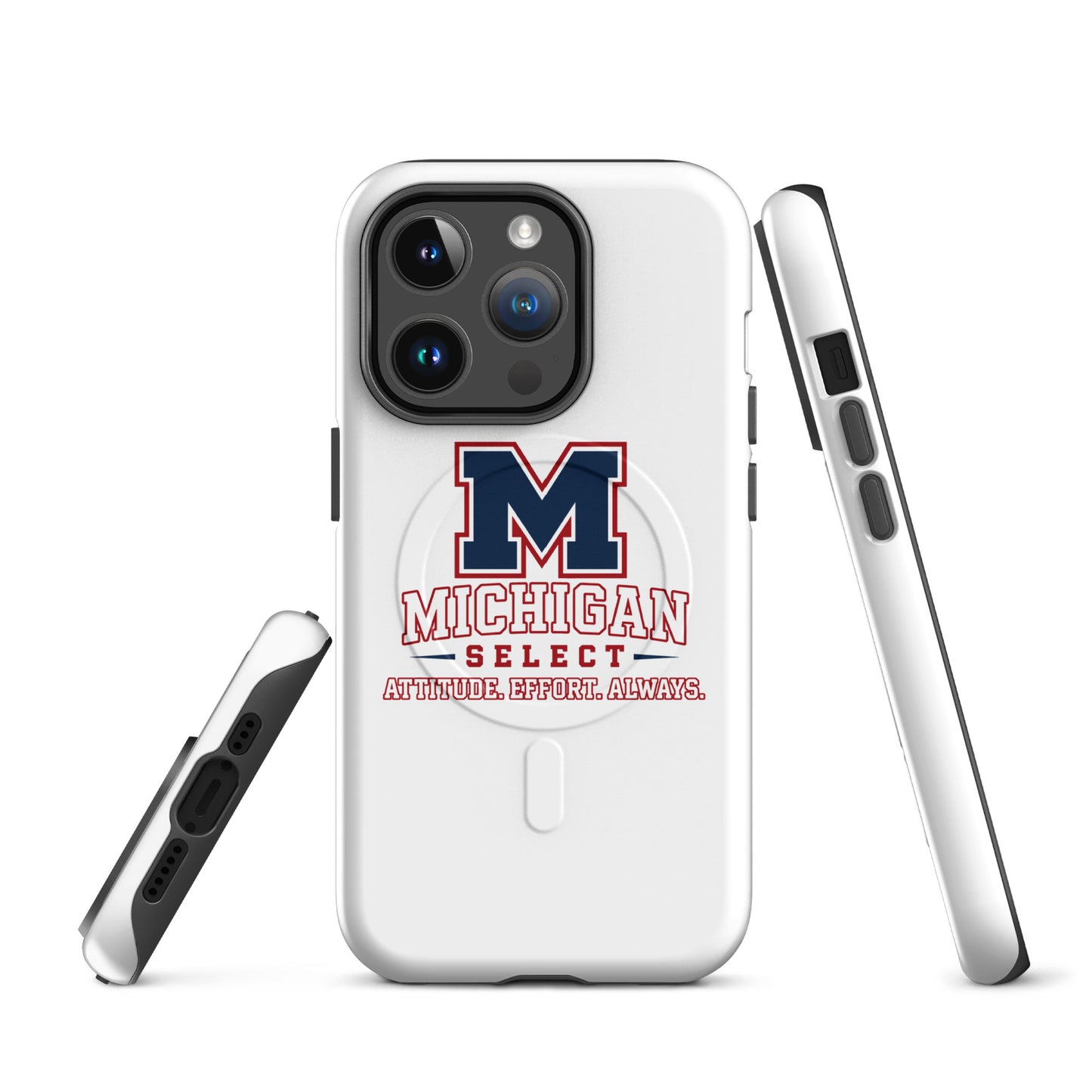 Magsafe Tough Case for iPhone | Michigan Select Baseball | Crest Logo