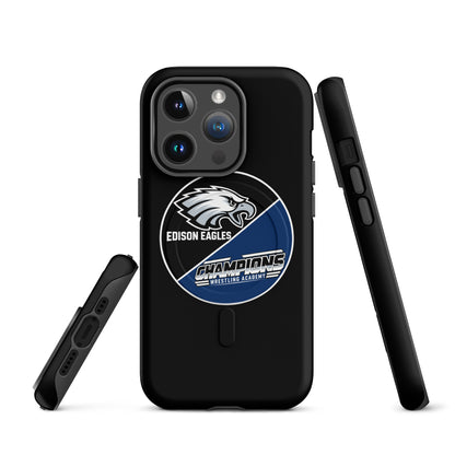 Magsafe Tough Case for iPhone | Edison Eagles/CWA Wrestling | Badge Logo