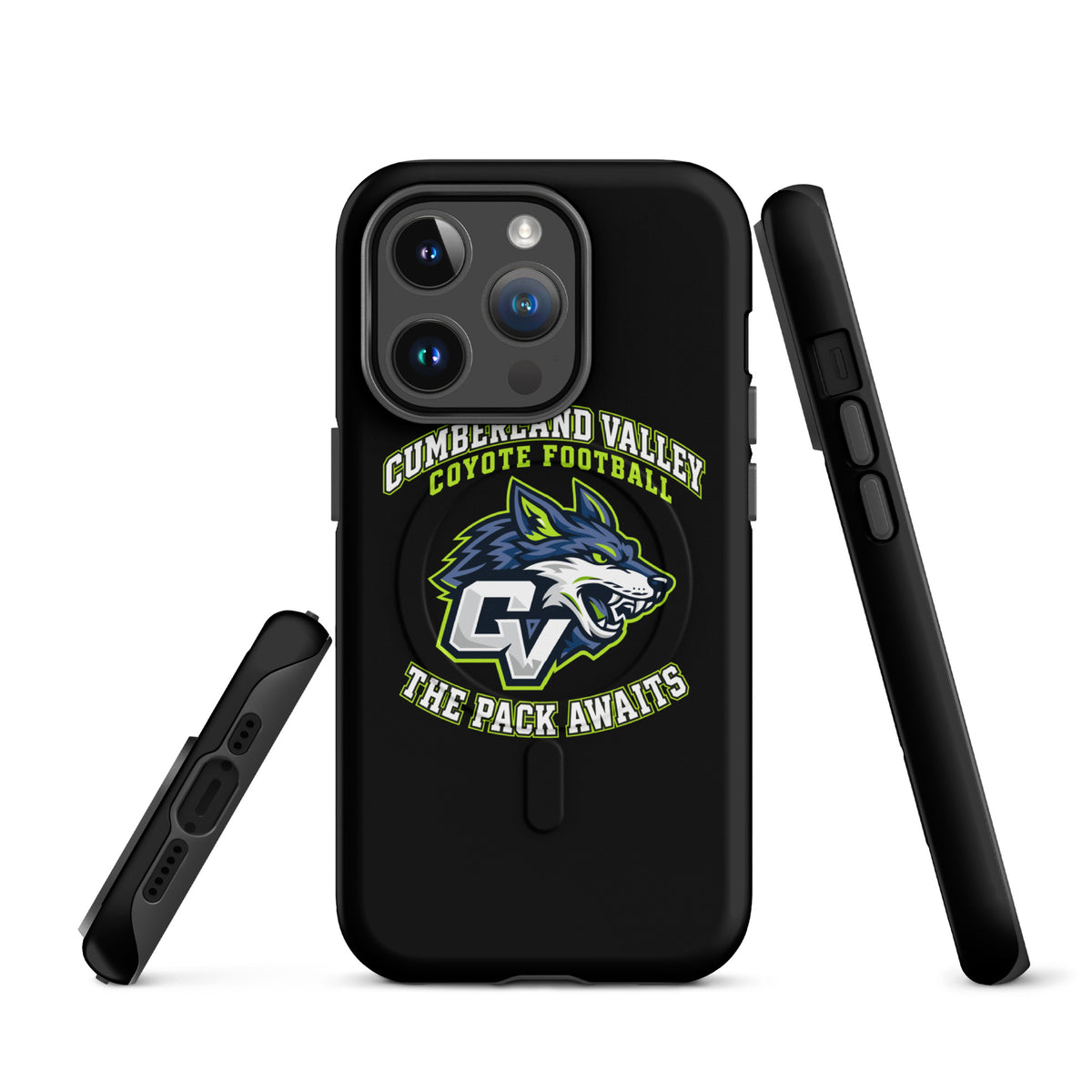 Magsafe Tough Case for iPhone | Cumberland Valley Coyotes Football | Emblem Logo