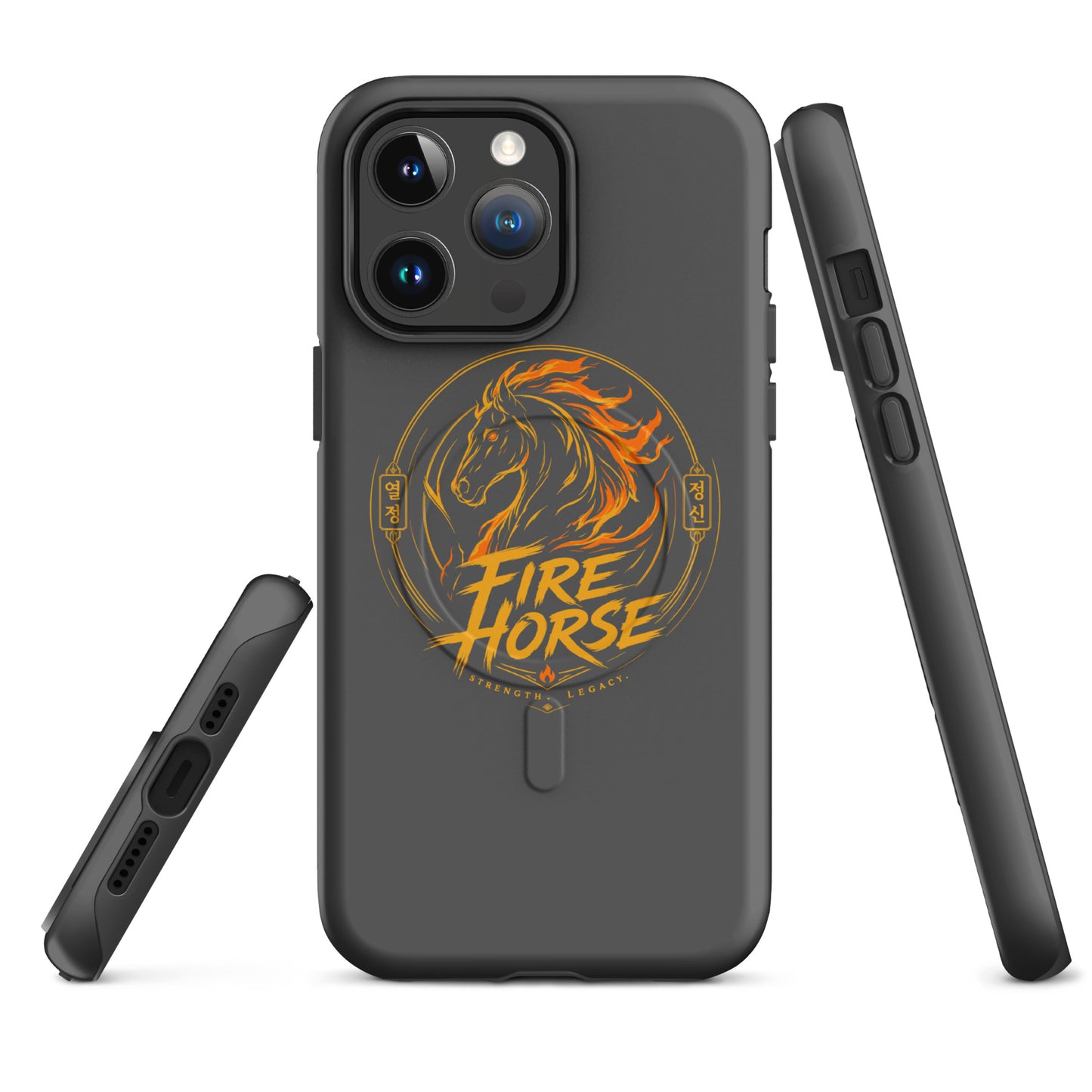 Magsafe Tough Case for iPhone | Fire Horse Masters | Vanguard Logo