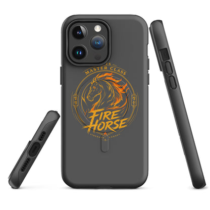 Magsafe Tough Case for iPhone | Fire Horse Masters | Crest Logo