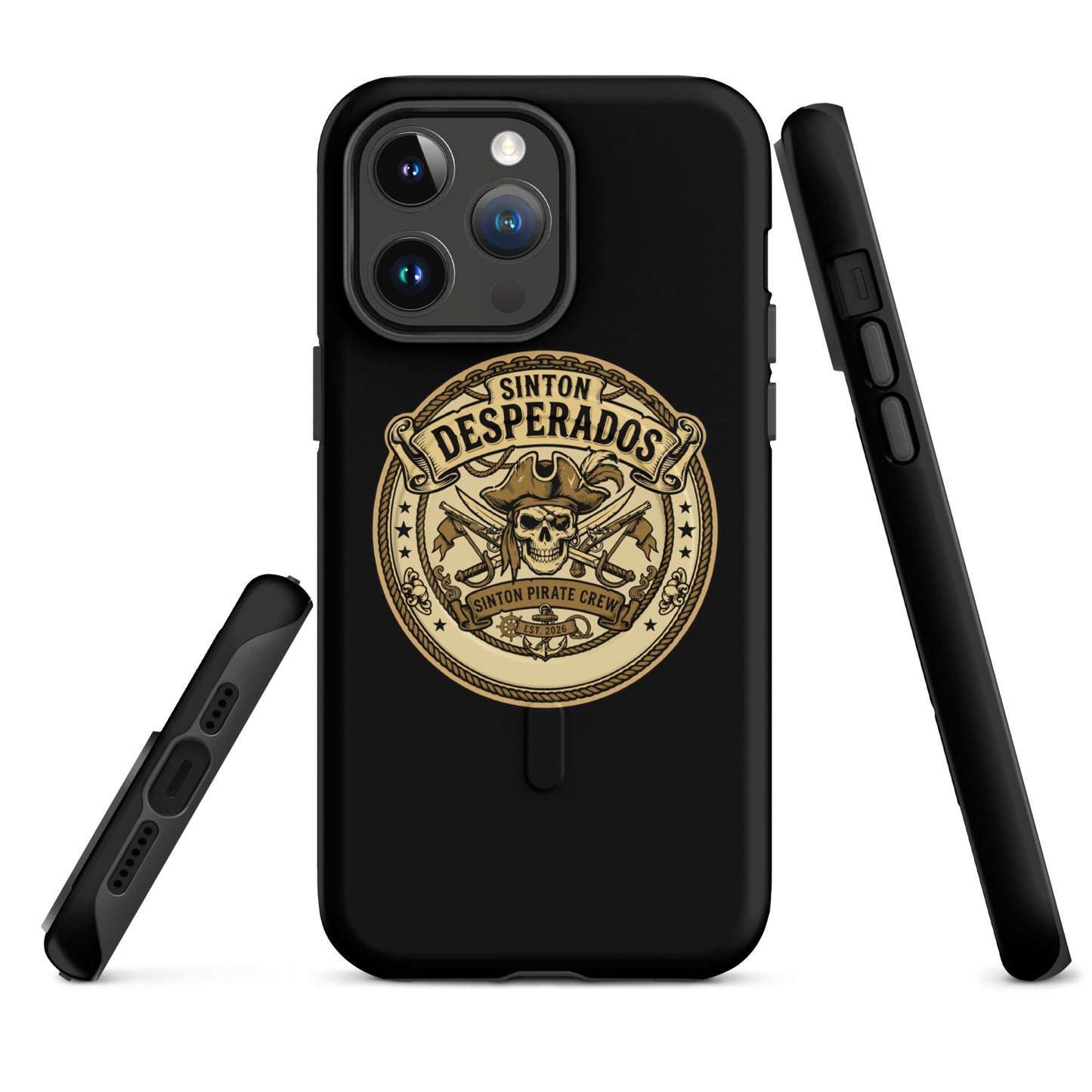 Magsafe Tough Case for iPhone | Sinton Desperados Baseball | Badge Logo