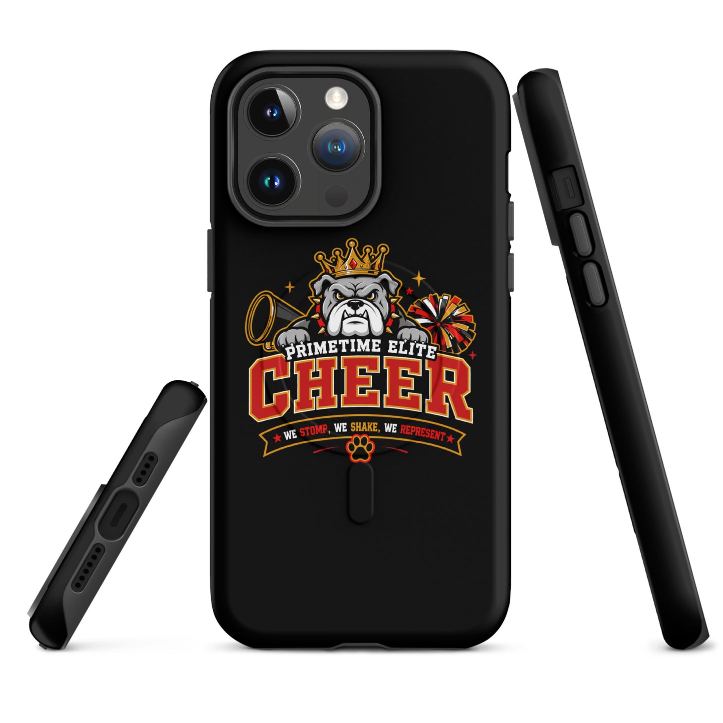Magsafe Tough Case for iPhone | PTE Bulldog Cheer | Crest Logo
