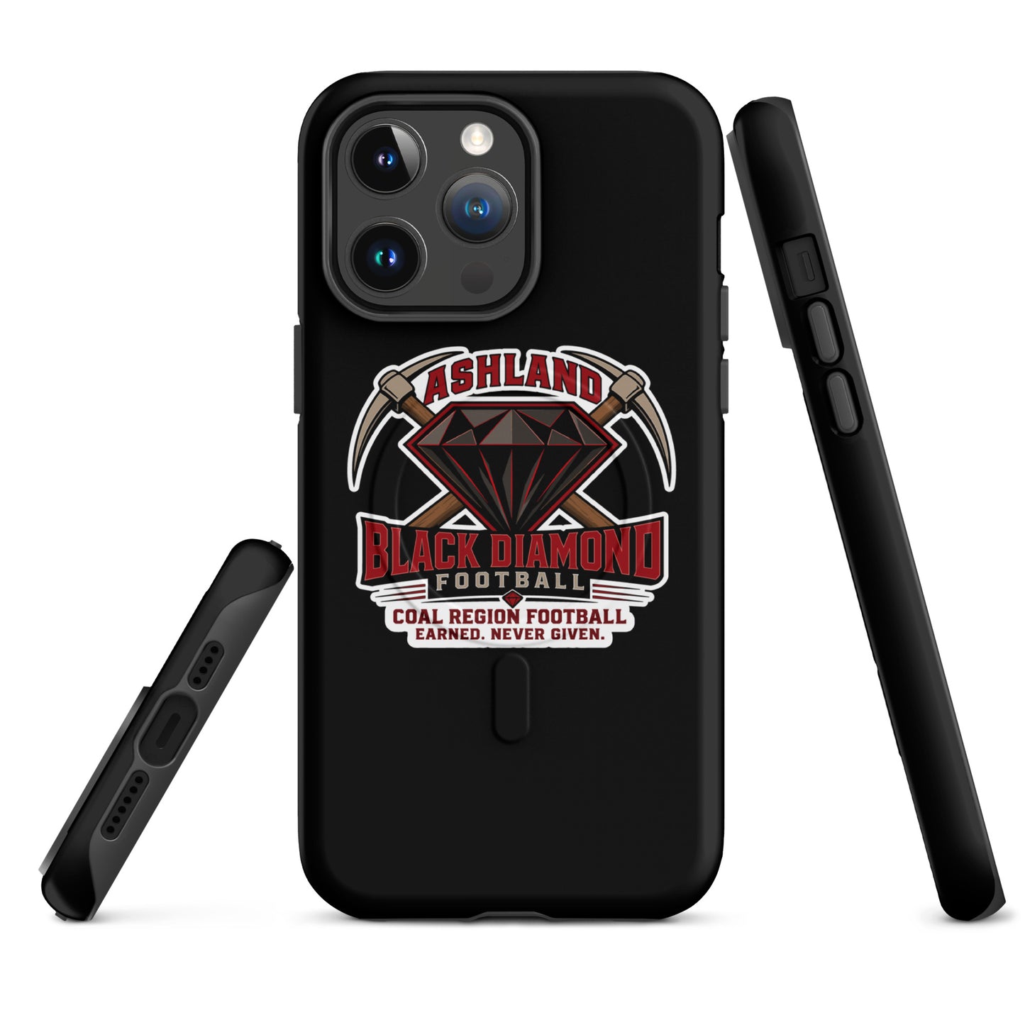 Magsafe Tough Case for iPhone | Ashland Black Diamonds | Vanguard Logo