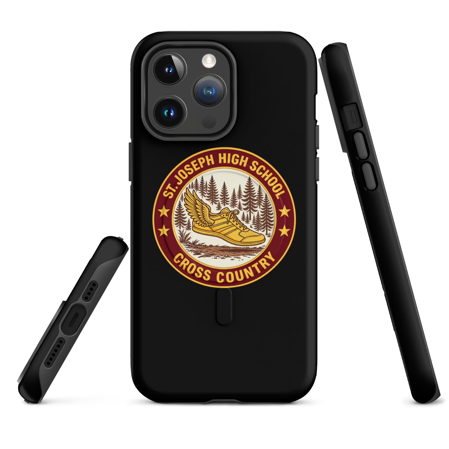 Magsafe Tough Case for iPhone | St. Joseph High School - Cross Country | Badge Logo