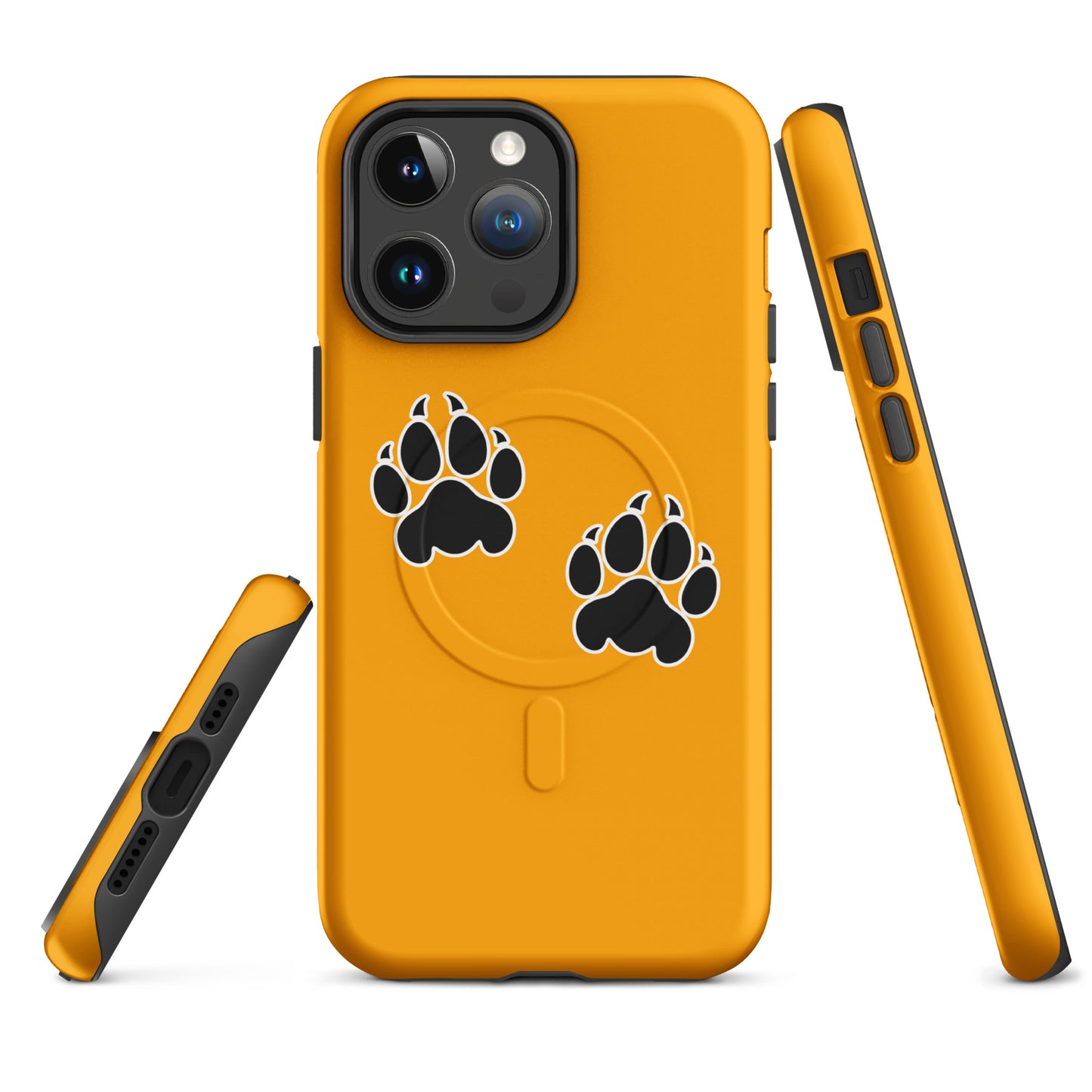 Magsafe Tough Case for iPhone | Orange Wave Marching Band | Paw Mark Logo