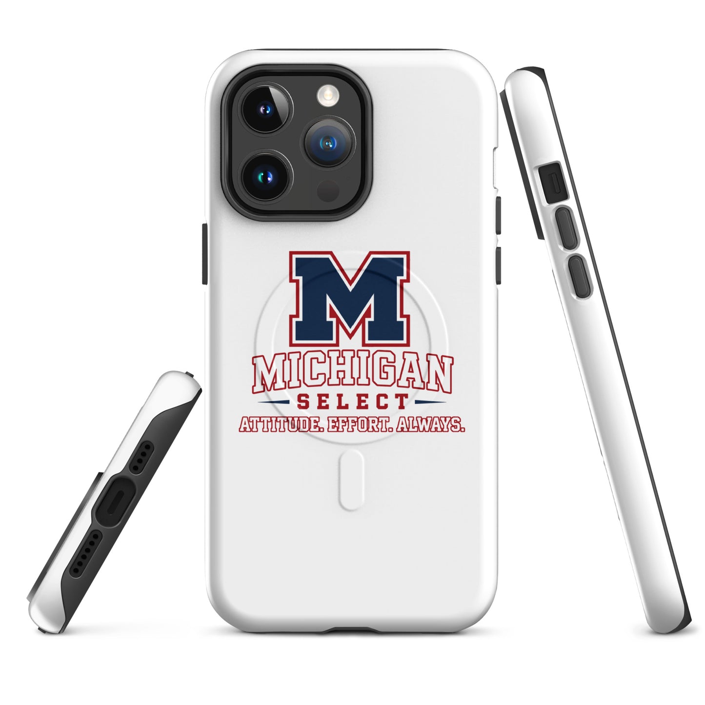 Magsafe Tough Case for iPhone | Michigan Select Baseball | Crest Logo