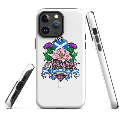 Magsafe Tough Case for iPhone | Pink Magnolias Dance | Valor Logo