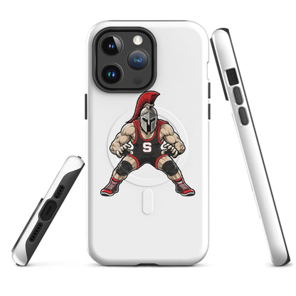 Magsafe Tough Case for iPhone | Spartan Wrestling Club | Mascot Logo