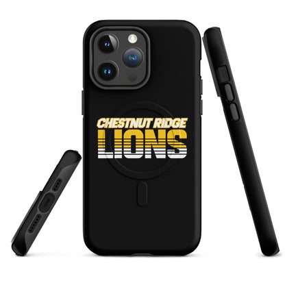 Magsafe Tough Case for iPhone | Chestnut Ridge Lions Football | Script Logo