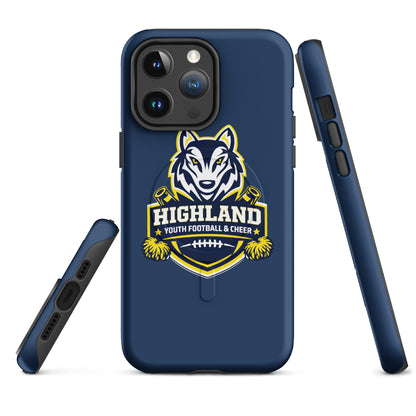 Magsafe Tough Case for iPhone | Highland youth football and cheer | Emblem Logo