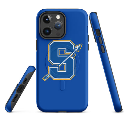 Magsafe Tough Case for iPhone | Senatobia Warriors Baseball | Lettermark Logo