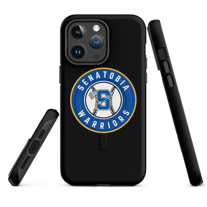 Magsafe Tough Case for iPhone | Senatobia Warriors Baseball | Badge Logo