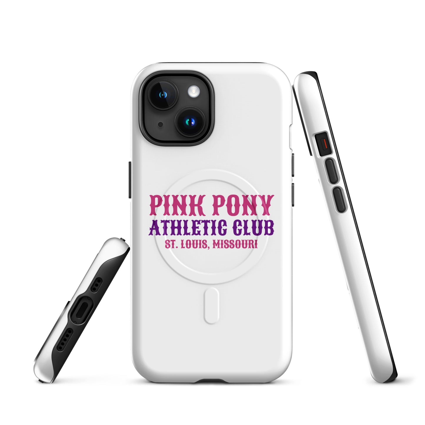 Magsafe Tough Case for iPhone | Pink Pony Athletic Club | Athletic Wordmark Logo