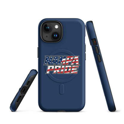 Magsafe Tough Case for iPhone | Nampa Pride | Modern Script Logo