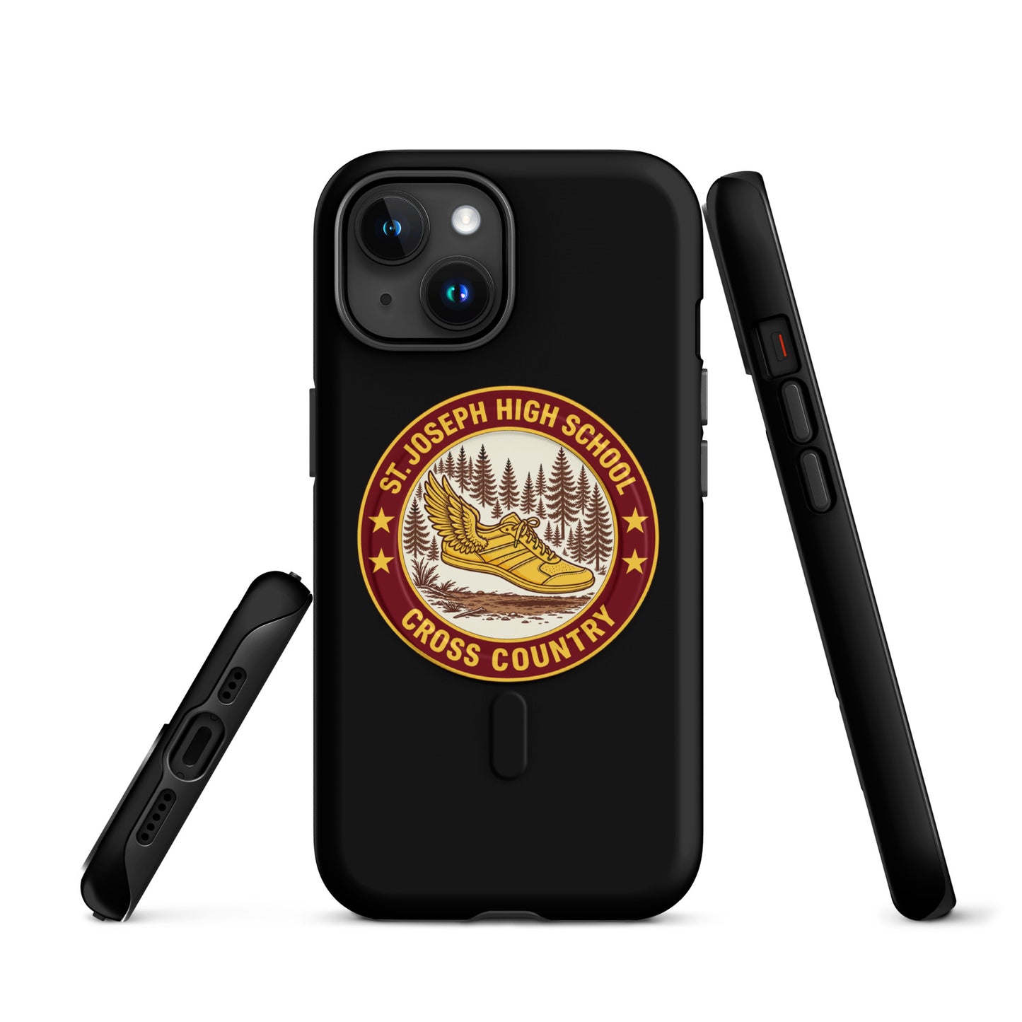 Magsafe Tough Case for iPhone | St. Joseph High School - Cross Country | Badge Logo