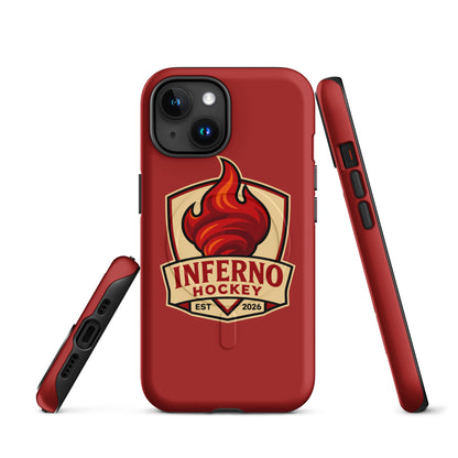 Magsafe Tough Case for iPhone | Inferno Hockey | Crest Logo
