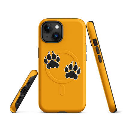 Magsafe Tough Case for iPhone | Orange Wave Marching Band | Paw Mark Logo