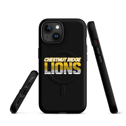 Magsafe Tough Case for iPhone | Chestnut Ridge Lions Football | Script Logo
