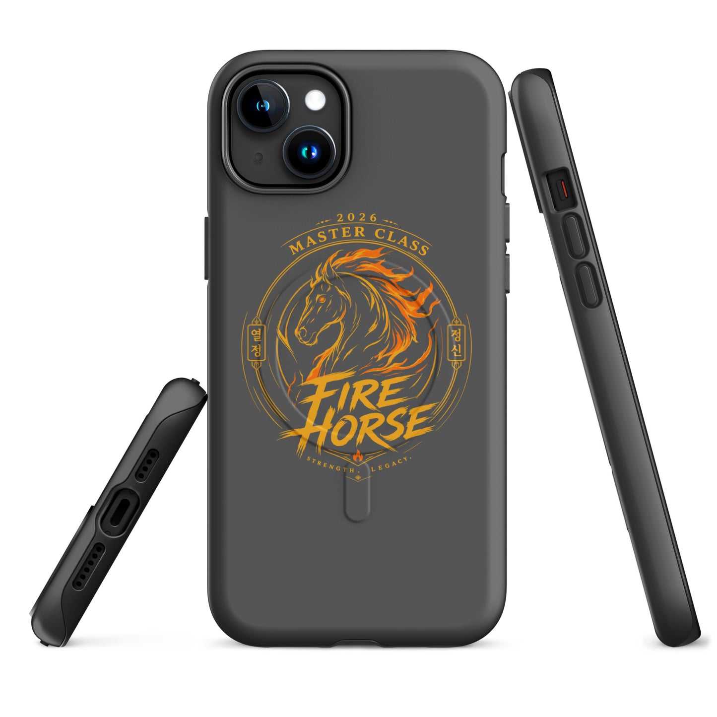 Magsafe Tough Case for iPhone | Fire Horse Masters | Crest Logo