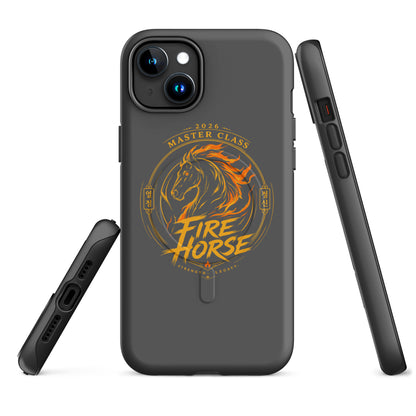 Magsafe Tough Case for iPhone | Fire Horse Masters | Crest Logo