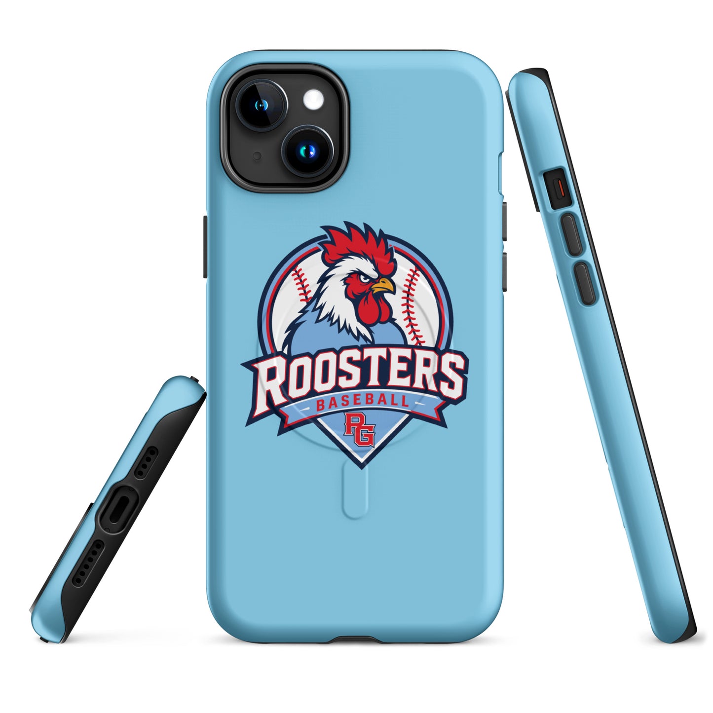 Magsafe Tough Case for iPhone | Rooster Nation | Athletic Crest Logo