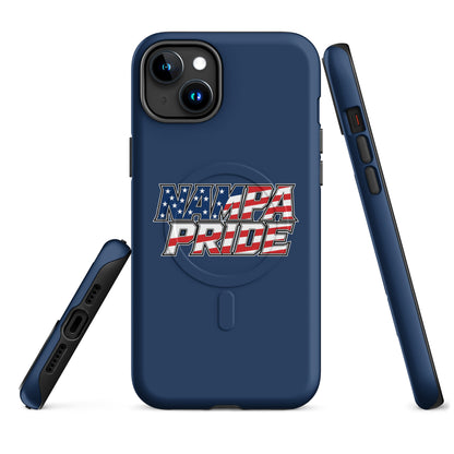 Magsafe Tough Case for iPhone | Nampa Pride | Modern Script Logo