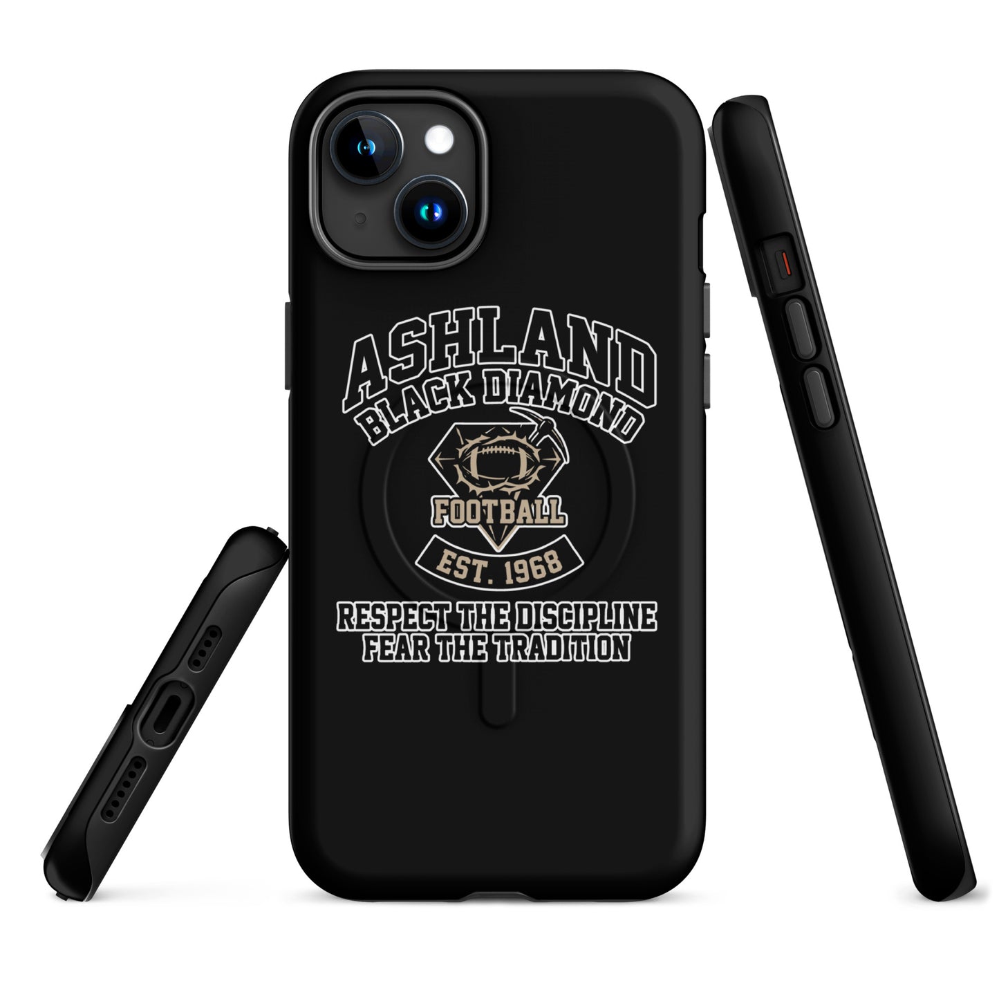 Magsafe Tough Case for iPhone | Ashland Black Diamonds | Emblem Logo