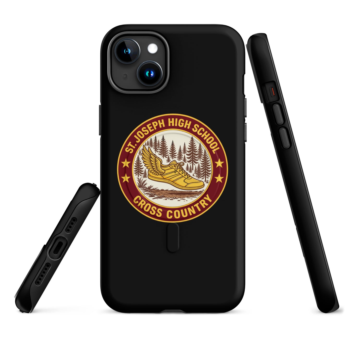 Magsafe Tough Case for iPhone | St. Joseph High School - Cross Country | Badge Logo