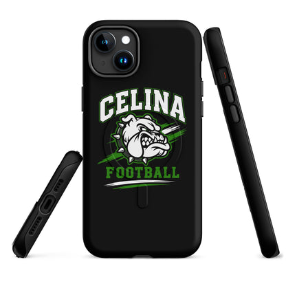Magsafe Tough Case for iPhone | Celina Black Football | Emblem Logo