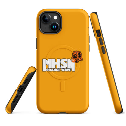 Magsafe Tough Case for iPhone | Orange Wave Marching Band | Crest Logo