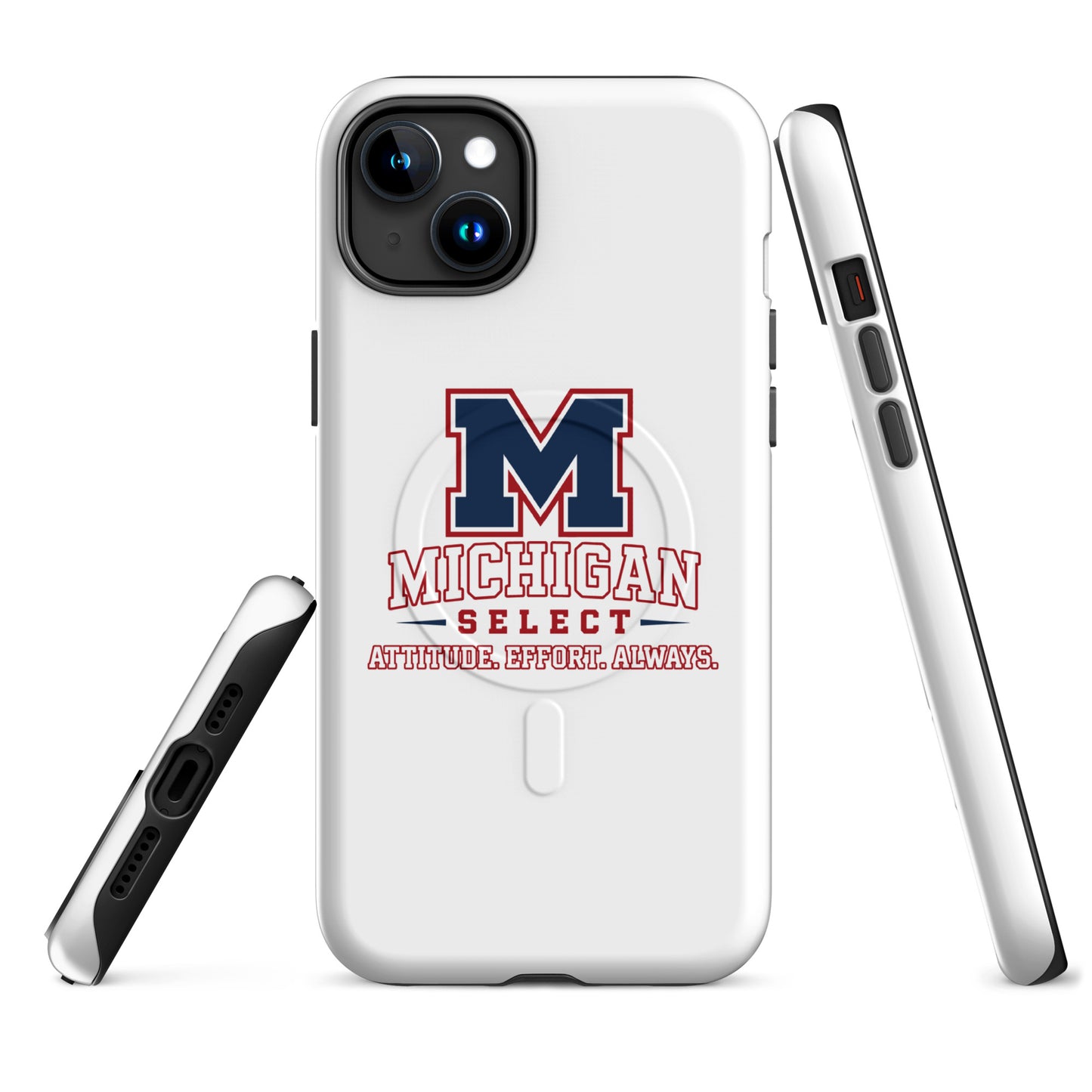Magsafe Tough Case for iPhone | Michigan Select Baseball | Crest Logo