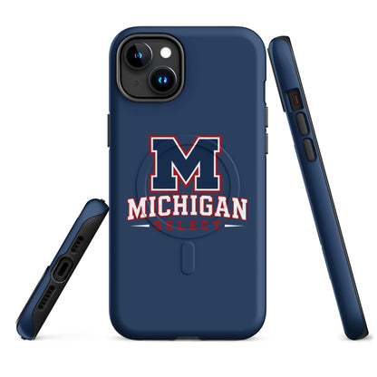Magsafe Tough Case for iPhone | Michigan Select Baseball | Emblem Logo