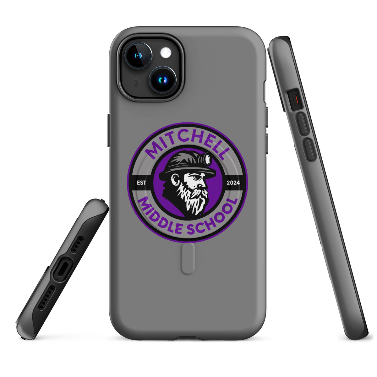 Magsafe Tough Case for iPhone | Mitchell Middle School Softball | Badge Logo