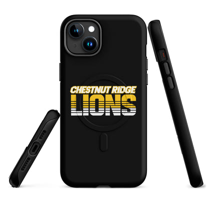 Magsafe Tough Case for iPhone | Chestnut Ridge Lions Football | Script Logo