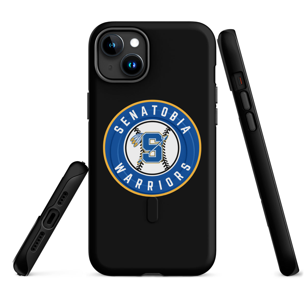 Magsafe Tough Case for iPhone | Senatobia Warriors Baseball | Badge Logo