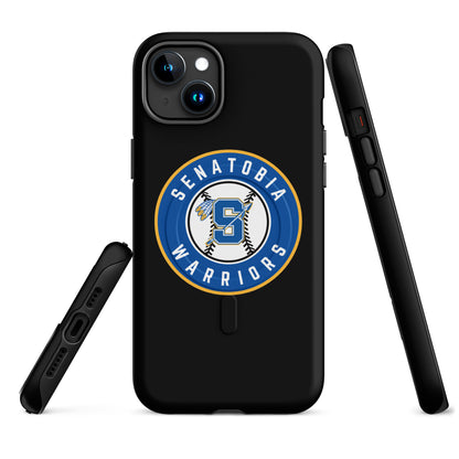 Magsafe Tough Case for iPhone | Senatobia Warriors Baseball | Badge Logo